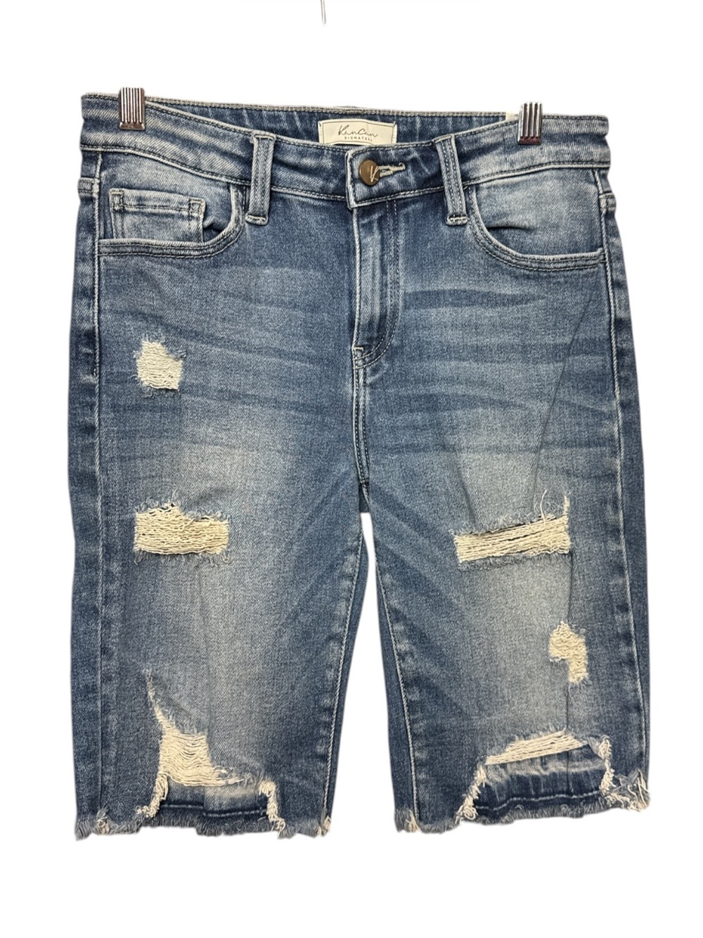 Kancan signature jean shorts Bermuda midrise size 27